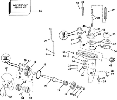 EVINRUDE-JOHNSON 451643 Gear, Pinion