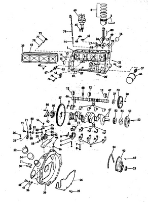 EVINRUDE-JOHNSON 460405 Bolt, Connecting Rod