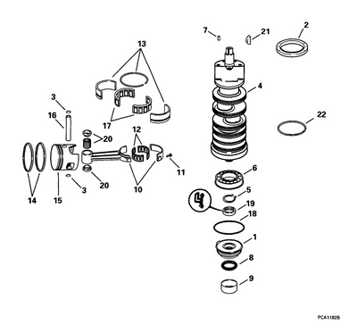 EVINRUDE-JOHNSON 5006383 Connecting Rod EVINRUDE-JOHNSON 5006383 Connecting Rod