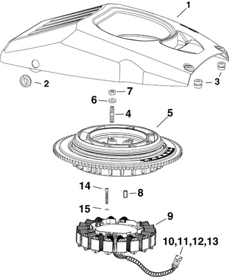 EVINRUDE-JOHNSON 5007033 Flywheel EVINRUDE-JOHNSON 5007033 Flywheel