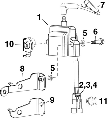 EVINRUDE-JOHNSON 5007408 High Tension Lead Assembly EVINRUDE-JOHNSON 5007408 High Tension Lead Assembly