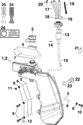EVINRUDE-JOHNSON 5007915 Pump & Manifold Assembly. EVINRUDE-JOHNSON 5007915 Pump & Manifold Assembly.