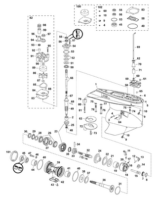 EVINRUDE-JOHNSON 5008904 Bearing, Pinion EVINRUDE-JOHNSON 5008904 Bearing, Pinion