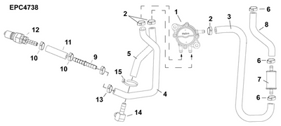 EVINRUDE-JOHNSON 5009585 Connector, Fuel EVINRUDE-JOHNSON 5009585 Connector, Fuel