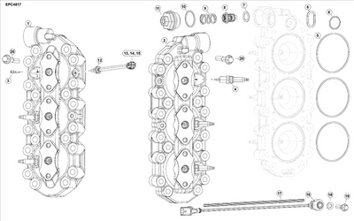 EVINRUDE-JOHNSON 5010051 Head, Cylinder Starboard EVINRUDE-JOHNSON 5010051 Head, Cylinder Starboard