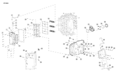 EVINRUDE-JOHNSON 5010962 Plenum Service Kit | Includes Items 1 To 3