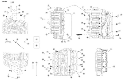 EVINRUDE-JOHNSON 5011632 Cylinder & Crankcase Assembly | 200, 225, 250 Hp EVINRUDE-JOHNSON 5011632 Cylinder & Crankcase Assembly | 200, 225, 250 Hp