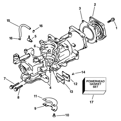 EVINRUDE-JOHNSON 5030048 Screw, Water Cover EVINRUDE-JOHNSON 5030048 Screw, Water Cover