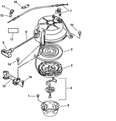 EVINRUDE-JOHNSON 5030197 Cup, Starter