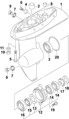 EVINRUDE-JOHNSON 5030270 Protector, Oil Seal