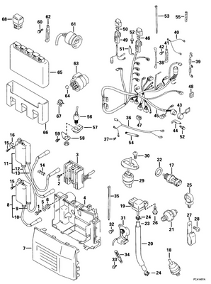 EVINRUDE-JOHNSON 5030810 Protector, Hose