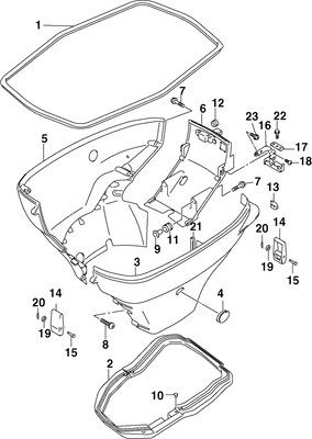 EVINRUDE-JOHNSON 5031120 Cushion, Lower Cover EVINRUDE-JOHNSON 5031120 Cushion, Lower Cover