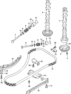 EVINRUDE-JOHNSON 5031329 Camshaft, Exhaust | (50 Models Only.) EVINRUDE-JOHNSON 5031329 Camshaft, Exhaust | (50 Models Only.)