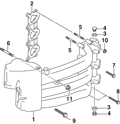 EVINRUDE-JOHNSON 5031388 Gasket, Intake Manifold EVINRUDE-JOHNSON 5031388 Gasket, Intake Manifold
