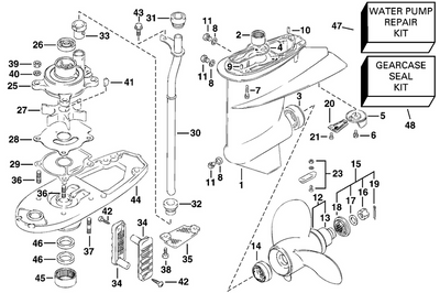EVINRUDE-JOHNSON 5031416 Case, Water Pump EVINRUDE-JOHNSON 5031416 Case, Water Pump