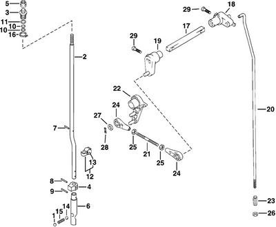 EVINRUDE-JOHNSON 5031452 Guide, Shift Rod EVINRUDE-JOHNSON 5031452 Guide, Shift Rod