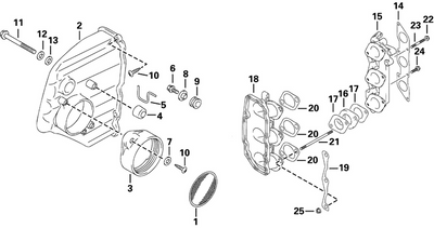 EVINRUDE-JOHNSON 5031973 Seal, Air Silencer