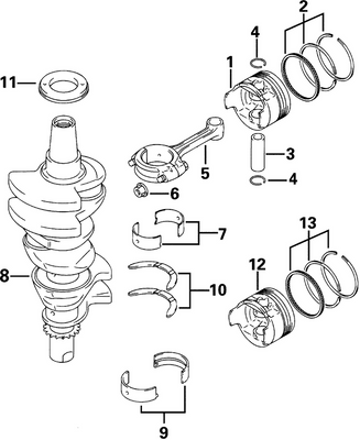 EVINRUDE-JOHNSON 5032164 Ring Set, Piston (O.S.:0.25Mm) EVINRUDE-JOHNSON 5032164 Ring Set, Piston (O.S.:0.25Mm)