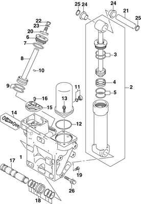EVINRUDE-JOHNSON 5032643 Manual Valve EVINRUDE-JOHNSON 5032643 Manual Valve