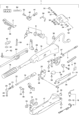 EVINRUDE-JOHNSON 5032913 Cable,Shift EVINRUDE-JOHNSON 5032913 Cable,Shift
