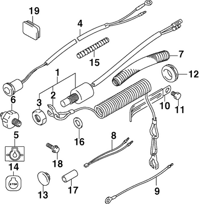 EVINRUDE-JOHNSON 5033156 Lead, Neutral Limit | Manual Start Models EVINRUDE-JOHNSON 5033156 Lead, Neutral Limit | Manual Start Models
