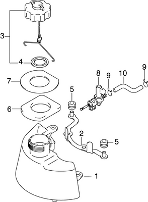EVINRUDE-JOHNSON 5033463 Cap, Fuel Tank EVINRUDE-JOHNSON 5033463 Cap, Fuel Tank