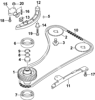 EVINRUDE-JOHNSON 5033667 Tensioner, Timing Chain EVINRUDE-JOHNSON 5033667 Tensioner, Timing Chain
