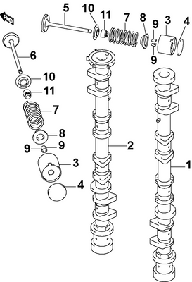 EVINRUDE-JOHNSON 5033674 Shim, Tappet (T:2.28Mm)