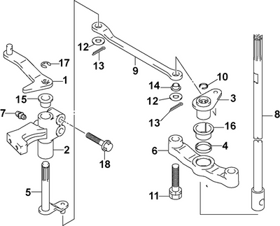 EVINRUDE-JOHNSON 5033785 Shaft, Clutch EVINRUDE-JOHNSON 5033785 Shaft, Clutch