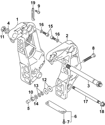 EVINRUDE-JOHNSON 5033927 Bracket, Clamp Port EVINRUDE-JOHNSON 5033927 Bracket, Clamp Port