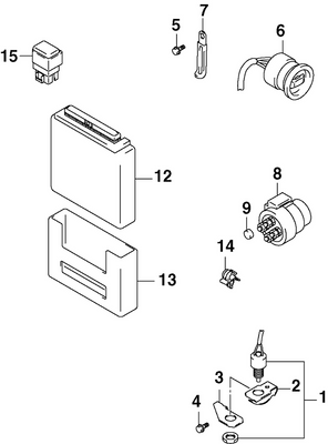 EVINRUDE-JOHNSON 5034031 Module, Engine Control - 60Hp | New P/N For 2003