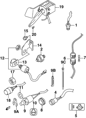 EVINRUDE-JOHNSON 5034684 Case, Fuse