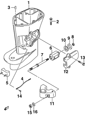 EVINRUDE-JOHNSON 5034708 Housing, Drive Shaft EVINRUDE-JOHNSON 5034708 Housing, Drive Shaft