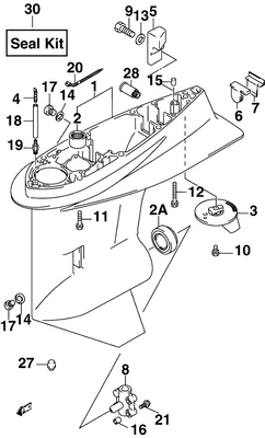 EVINRUDE-JOHNSON 5034776 Seal Kit, Gearcase | (Optional.), New For 2005