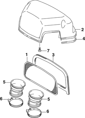 EVINRUDE-JOHNSON 5034971 Arrester, Flame