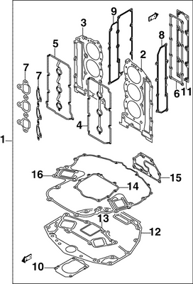 EVINRUDE-JOHNSON 5035042 Gasket, Pump Case Panel EVINRUDE-JOHNSON 5035042 Gasket, Pump Case Panel