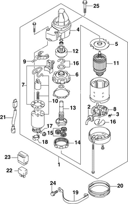 EVINRUDE-JOHNSON 5035085 Band, Starting Motor EVINRUDE-JOHNSON 5035085 Band, Starting Motor