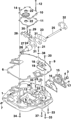 EVINRUDE-JOHNSON 5035143 Mount, Upper | New For 2005 EVINRUDE-JOHNSON 5035143 Mount, Upper | New For 2005