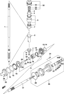 EVINRUDE-JOHNSON 5035154 Housing, Fwd Gear Brg EVINRUDE-JOHNSON 5035154 Housing, Fwd Gear Brg