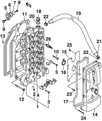 EVINRUDE-JOHNSON 5035305 O Ring