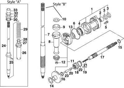 EVINRUDE-JOHNSON 5036095 Collar, Drive Shaft | New P/N For 2005, Type "B" EVINRUDE-JOHNSON 5036095 Collar, Drive Shaft | New P/N For 2005, Type "B"