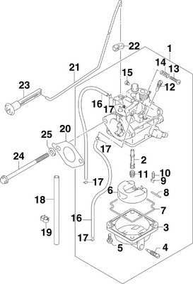 EVINRUDE-JOHNSON 5036201 Clip