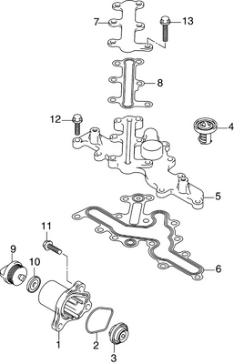 EVINRUDE-JOHNSON 5036226 Thermostat (60 Deg C)