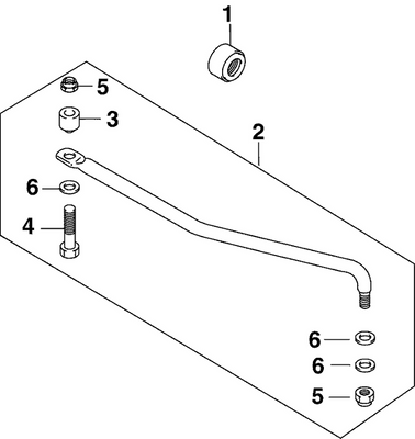 EVINRUDE-JOHNSON 5036350 Spacer