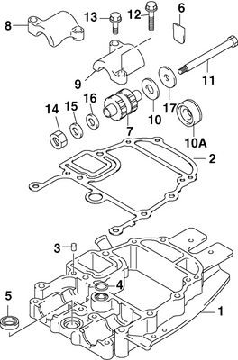 EVINRUDE-JOHNSON 5036709 Stopper, Upper Thrust EVINRUDE-JOHNSON 5036709 Stopper, Upper Thrust
