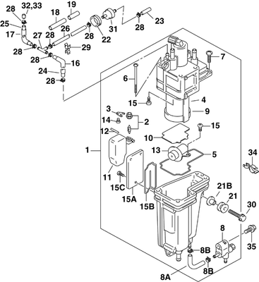 EVINRUDE-JOHNSON 5036719 Clamp
