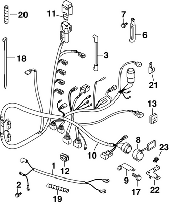 EVINRUDE-JOHNSON 5036726 Clamp, Trim & Tilt Cable EVINRUDE-JOHNSON 5036726 Clamp, Trim & Tilt Cable
