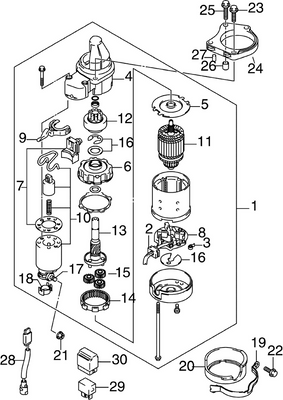 EVINRUDE-JOHNSON 5036757 Case, Gear