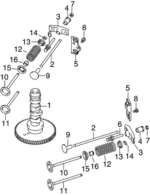 EVINRUDE-JOHNSON 5036848 Valve, Exhaust EVINRUDE-JOHNSON 5036848 Valve, Exhaust