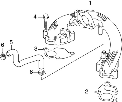 EVINRUDE-JOHNSON 5036850 Manifold, Intake EVINRUDE-JOHNSON 5036850 Manifold, Intake